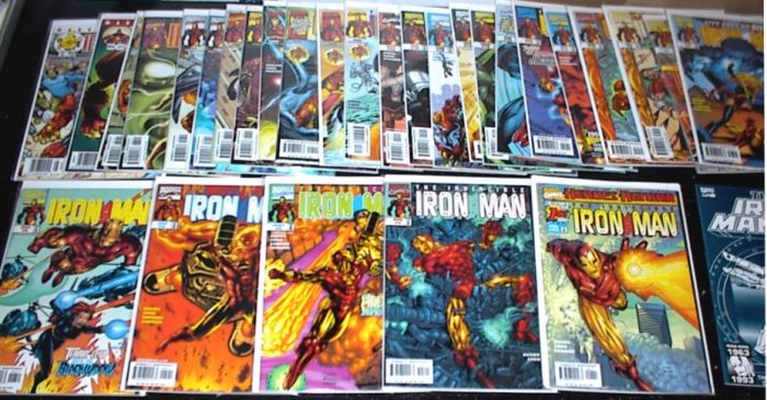 IRON MAN Lot of 29 Marvel Comics 1998 - 2001 #1 - #44