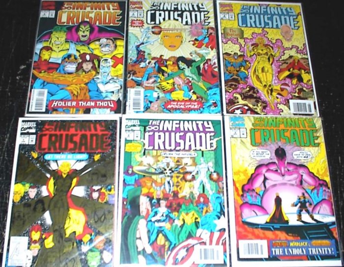 INFINITY CRUSADE #1 - #6 Lot of 6 Marvel Comics Full Run WARLOCK