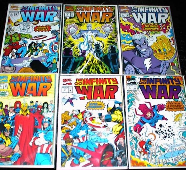INFINITY WAR #1 - #6 Lot of 6 Marvel Comics Full Run WARLOCK