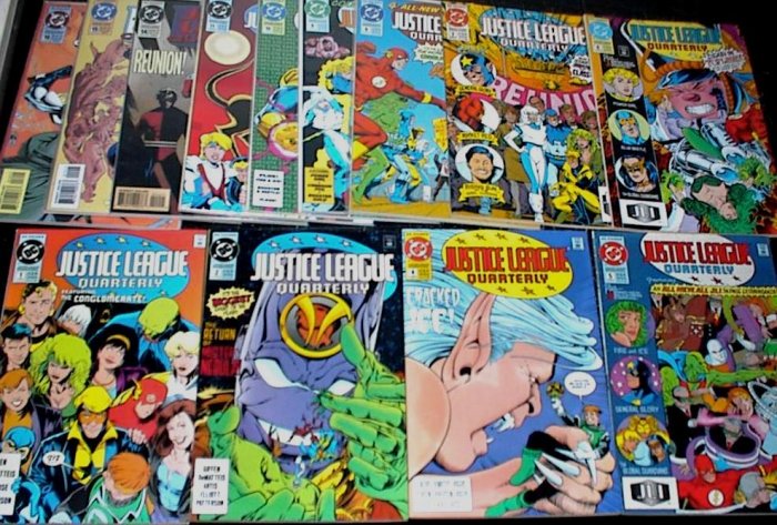 JUSTICE LEAGUE QUARTERLY Lot of 13 DC Comics GIANTS