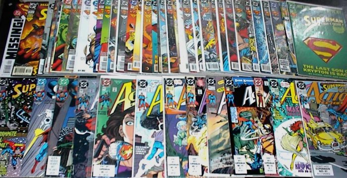 Superman ACTION COMICS Lot of 56 DC Comics #650 - #792