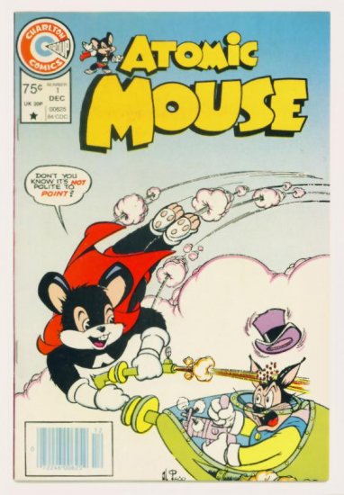ATOMIC MOUSE #1 Charlton Comics 1984 VF Low Print Run