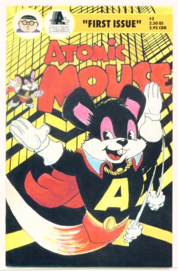 ATOMIC MOUSE #1 APLUS COMICS 1990