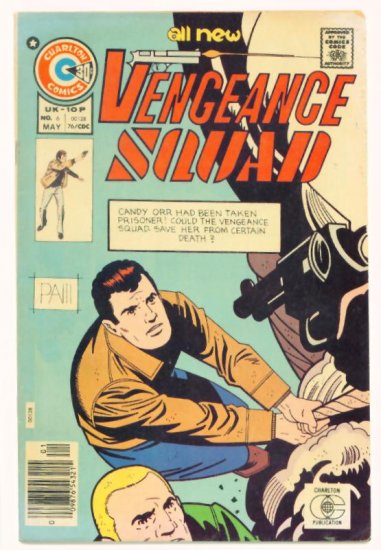 VENGEANCE SQUAD #6 Charlton Comics 1976