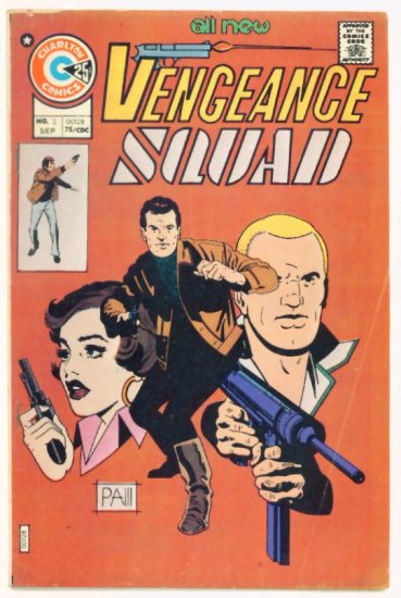 VENGEANCE SQUAD #2 Charlton Comics 1975
