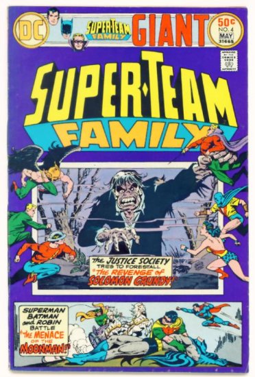 SUPER-TEAM FAMILY #4 DC Comics 1976 Justice Society of America