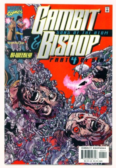 GAMBIT and BISHOP SONS OF THE ATOM #4 Marvel Comics 2001 NM X-Men