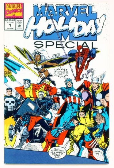 MARVEL HOLIDAY SPECIAL #1 Marvel Comics 1991 X-Men Spider-man