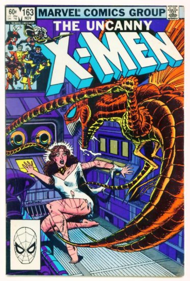 UNCANNY X-MEN #163 Marvel Comics 1982 Origin of Binary