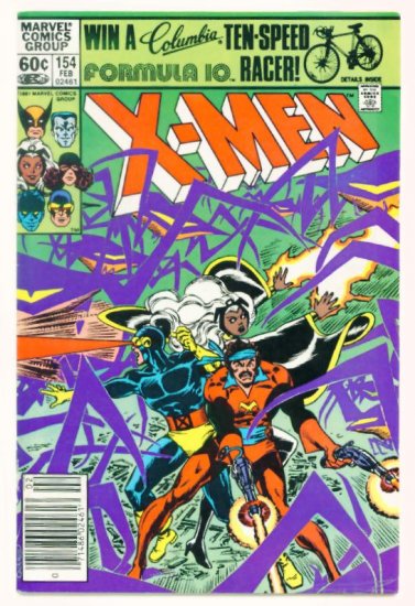 UNCANNY X-MEN #154 Marvel Comics 1982