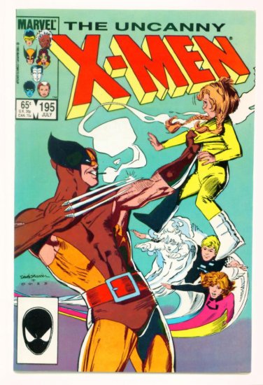 UNCANNY X-MEN #195 Marvel Comics 1985