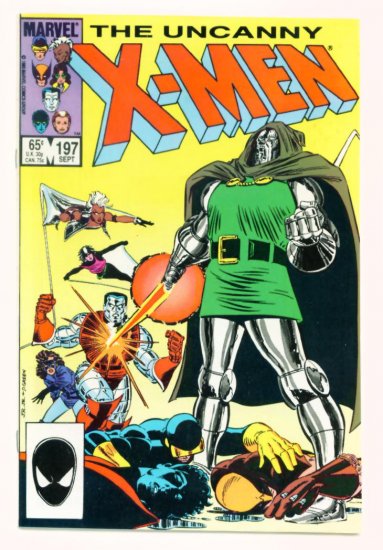 UNCANNY X-MEN #197 Marvel Comics 1985 Doctor Doom