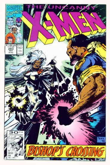 UNCANNY X-MEN #283 Marvel Comics 1991 NM Second Appearance of Bishop
