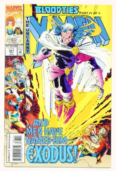 UNCANNY X-MEN #307 Marvel Comics 1993 NM Avengers co-star
