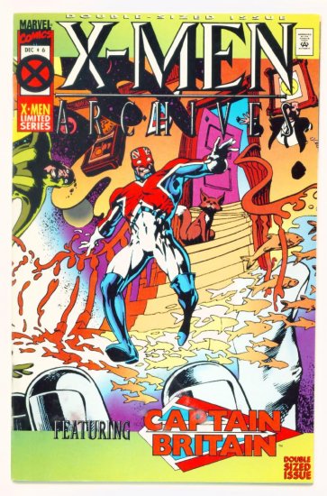 Captain Britain X-MEN ARCHIVES #6 Marvel Comics 1995 Alan Moore