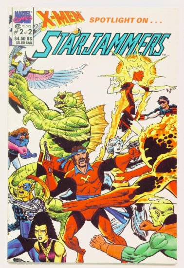 X-MEN SPOTLIGHT ON STARJAMMERS #2 Marvel Comics 1990 NM