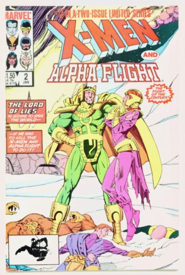 X-MEN and ALPHA FLIGHT #2 Marvel Comics 1985 NM