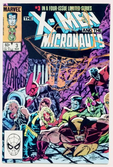 X-MEN and the MICRONAUTS #3 Marvel Comics 1984 NM X-Men