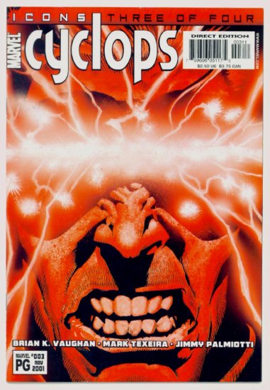 CYCLOPS ICONS #3 Marvel Comics 2001 NM X-Men