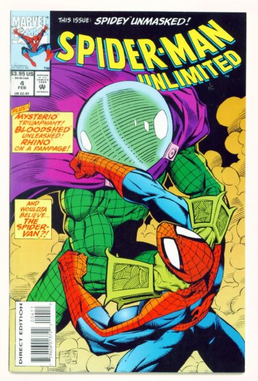 SPIDER-MAN UNLIMITED #4 Marvel Comics 1993 NM Mysterio
