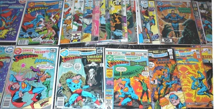 SUPERMAN DC COMICS PRESENTS Lot of 39 Comics 1978 - 86