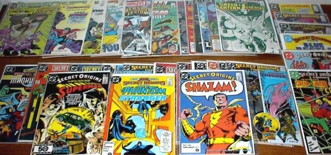 SECRET ORIGINS Lot of 28 DC Comics #1 - #49 SUPERMAN BATMAN