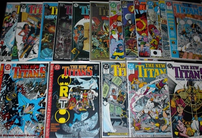 NEW TITANS #50 - #126 DC Comics 1988 - 96 Lot of 48 Teen Titans