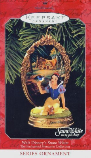 SNOW WHITE Hallmark Christmas Ornament 1998 Walt Disney