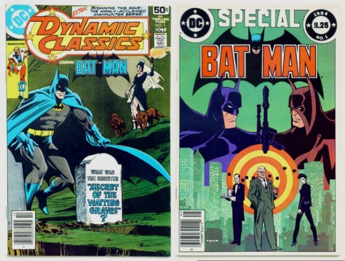 BATMAN SPECIAL and DYNAMIC CLASSICS #1 Lot of 2 DC Comics 1978 - 84 Neal Adams