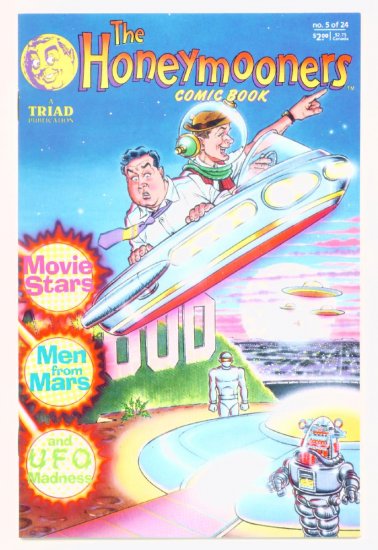 The HONEYMOONERS #5 Triad Comics 1988 Jackie Gleason