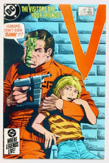 V The VISITORS #2 DC Comics 1985