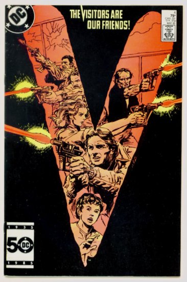 V The VISITORS #4 DC Comics 1985