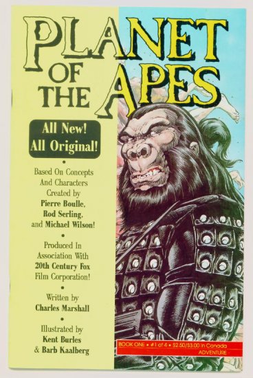 PLANET OF THE APES #1 Adventure Comics 1990