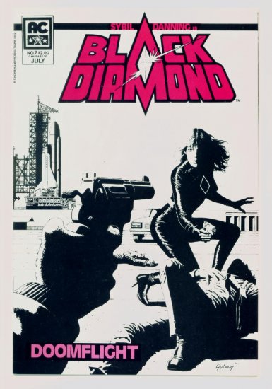BLACK DIAMOND #2 AC Comics 1983 Sybil Danning