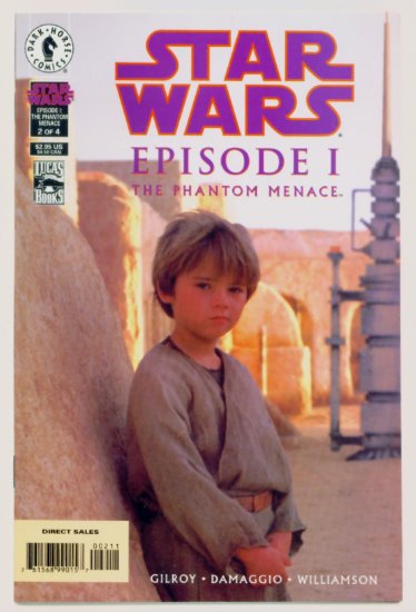 STAR WARS EPISODE 1 THE PHANTOM MENACE #2 Dark Horse Comics 1999