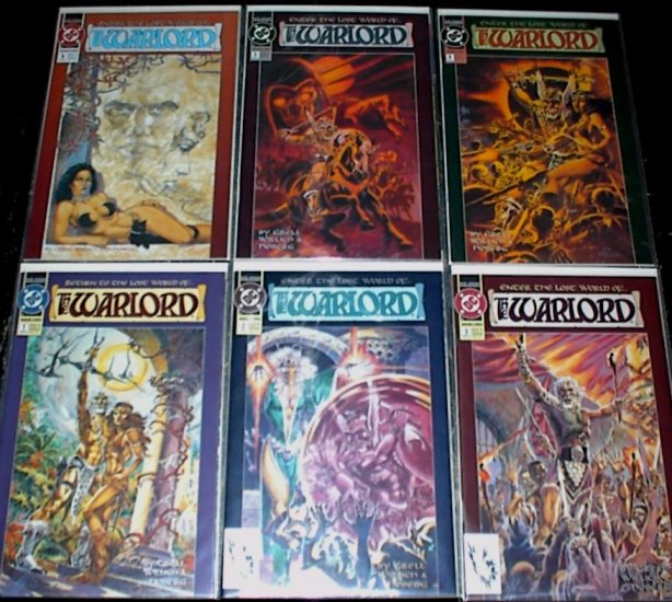 WARLORD Lot of 6 DC Comics 1992 #1 - #6 COMPLETE