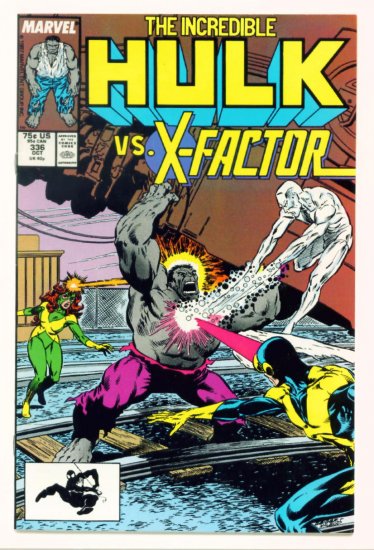 INCREDIBLE HULK #336 Marvel Comics 1987 NM X-FACTOR CO-STARS