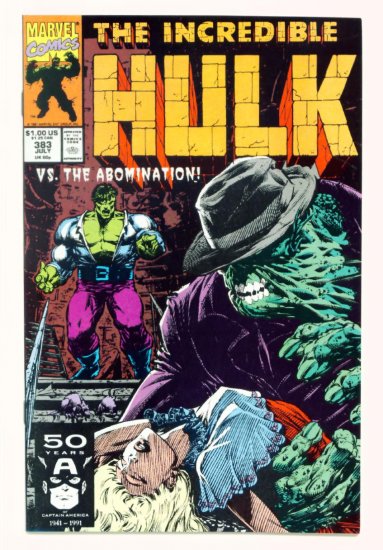 INCREDIBLE HULK #383 Marvel Comics 1991 NM Abomination