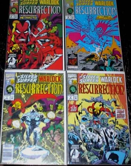SILVER SURFER WARLOCK RESURRECTION Lot #1 - #4 Marvel Comics 1993 FULL RUN