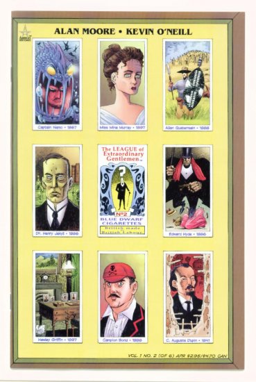The LEAGUE of EXTRAORDINARY GENTLEMEN #2 ABC Comics 1999 v1 Alan Moore