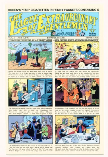The LEAGUE of EXTRAORDINARY GENTLEMEN #6 ABC Comics 2000 v1 Alan Moore