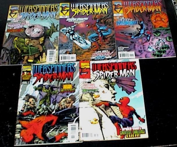 WEBSPINNERS Tales of SPIDER-MAN #1 - #5 Lot of 5 Marvel Comics