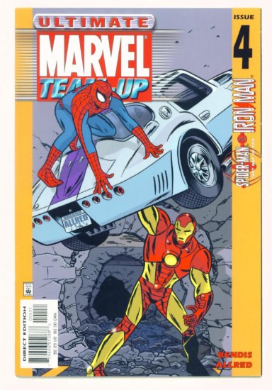 ULTIMATE MARVEL TEAM-UP #4 Marvel Comics 2001 Spider-man Iron Man