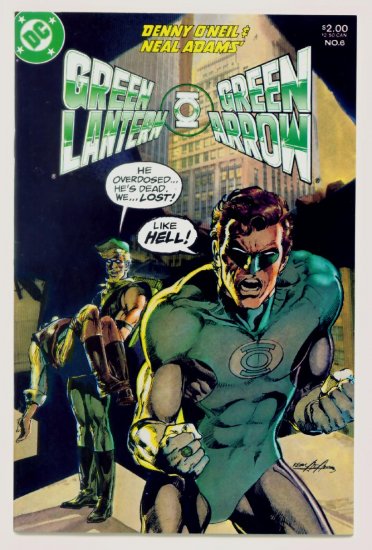 GREEN LANTERN GREEN ARROW #6 DC Comics 1983 Neal Adams
