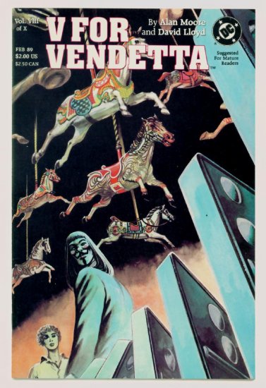 V FOR VENDETTA #8 DC Comics 1988 Alan Moore