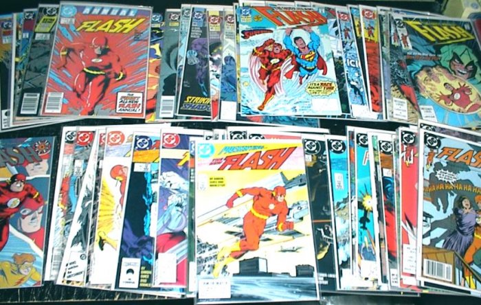The FLASH Lot of 58 DC Comics 1987 - 2002 #1 - #104 Plus Specials