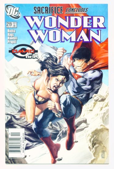 WONDER WOMAN #219 DC Comics 2005 Superman Omac Tie-In