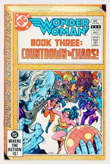 WONDER WOMAN #293 DC Comics 1982 Supergirl Huntress
