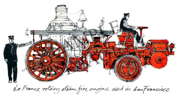 LaFrance Rotary Steam Engine Used in San Francisco
