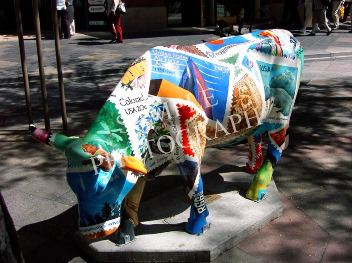 Cows On Parade - Colorado Stamp(ede)